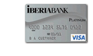 IBERIA Bank Visa Platinum Card